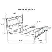 Barzini Panel Bed - Theo's Factory Direct Mattress & Furniture (Columbus, OH)