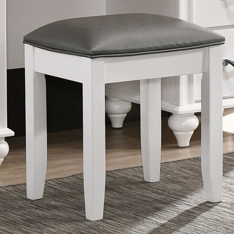 Barzini Vanity Stools - Theo's Factory Direct Mattress & Furniture (Columbus, OH)