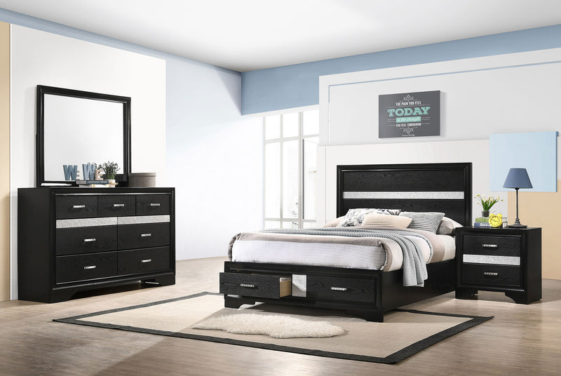 Miranda Bedroom Sets Black - Theo's Factory Direct Mattress & Furniture (Columbus, OH)