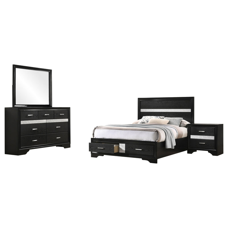 Miranda Bedroom Sets Black - Theo's Factory Direct Mattress & Furniture (Columbus, OH)