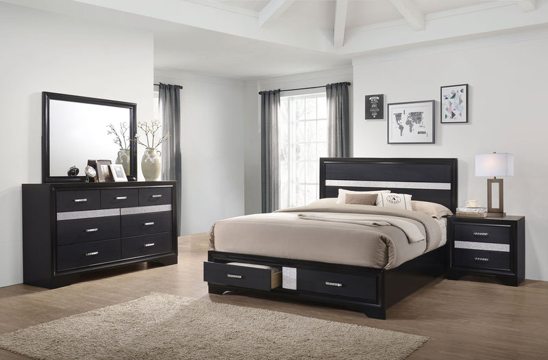 Miranda Bedroom Set with Storage - Theo's Factory Direct Mattress & Furniture (Columbus, OH)