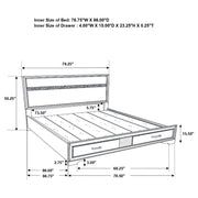 Miranda Bedroom Set with Storage - Theo's Factory Direct Mattress & Furniture (Columbus, OH)