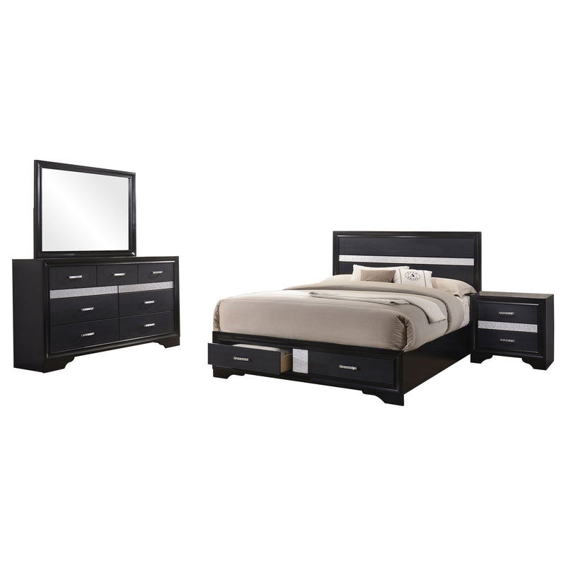 Miranda Bedroom Set with Storage - Theo's Factory Direct Mattress & Furniture (Columbus, OH)