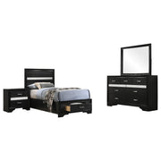 Miranda Bedroom Sets Black - Theo's Factory Direct Mattress & Furniture (Columbus, OH)