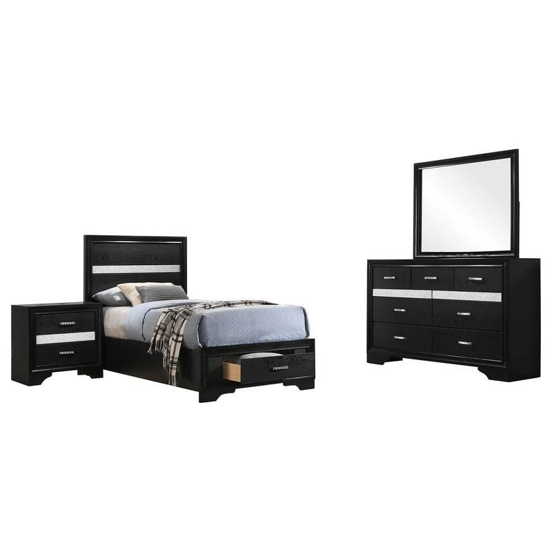 Miranda Bedroom Sets Black - Theo's Factory Direct Mattress & Furniture (Columbus, OH)
