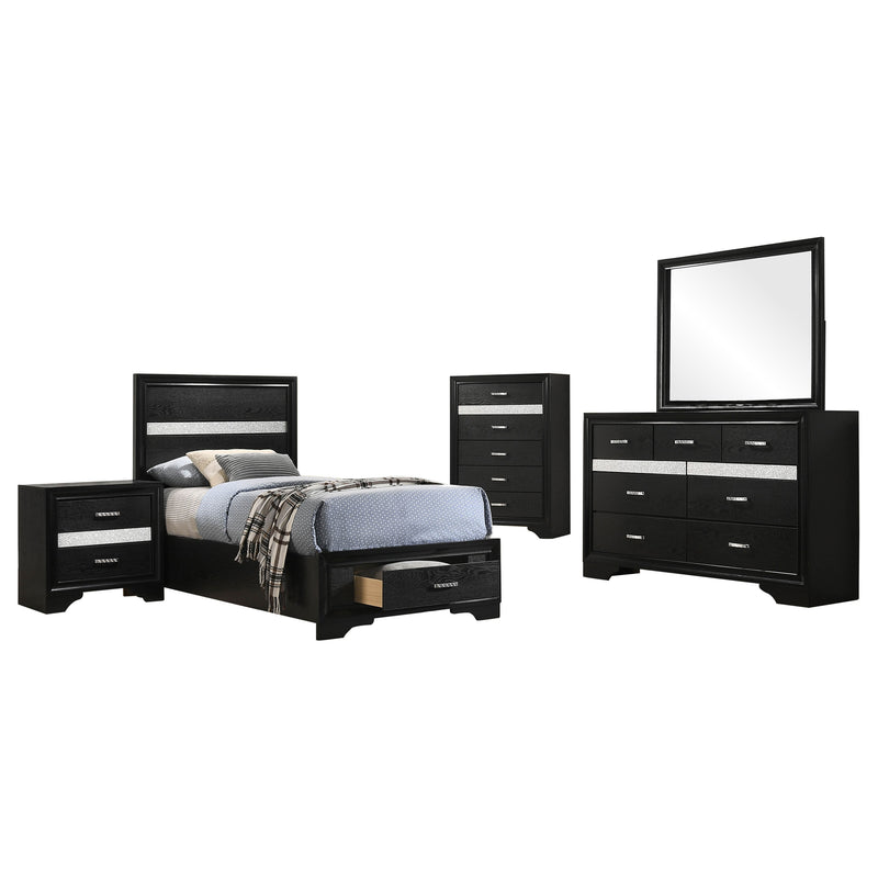 Miranda Bedroom Sets Black - Theo's Factory Direct Mattress & Furniture (Columbus, OH)