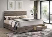 Brantford Wood Storage Panel Bed - Theo's Factory Direct Mattress & Furniture (Columbus, OH)