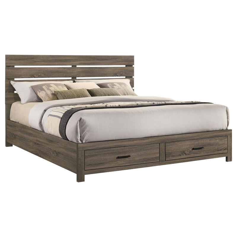 Brantford Wood Storage Panel Bed - Theo's Factory Direct Mattress & Furniture (Columbus, OH)