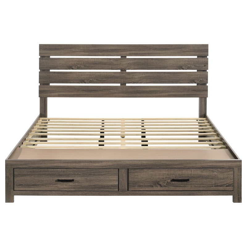 Brantford Wood Storage Panel Bed - Theo's Factory Direct Mattress & Furniture (Columbus, OH)