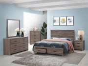 Brantford Panel Platform Storage Bed - Theo's Factory Direct Mattress & Furniture (Columbus, OH)
