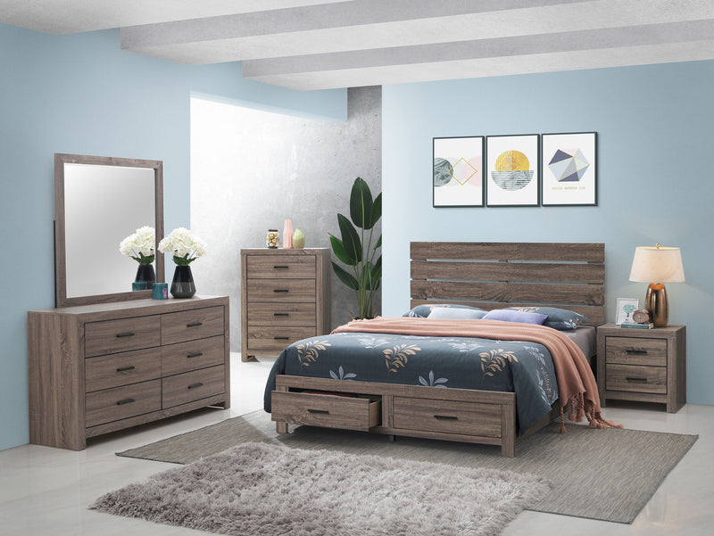Brantford Panel Platform Storage Bed - Theo's Factory Direct Mattress & Furniture (Columbus, OH)