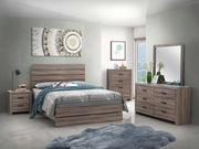 Brantford Wood Storage Panel Bed - Theo's Factory Direct Mattress & Furniture (Columbus, OH)