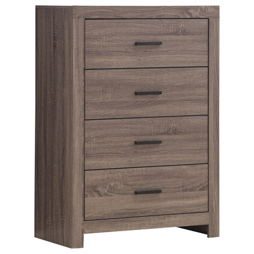 Brantford 4-drawer Chest Barrel Oak - Theo's Factory Direct Mattress & Furniture (Columbus, OH)