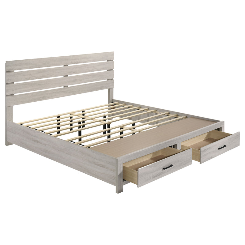 Brantford Wood Storage Panel Bed - Theo's Factory Direct Mattress & Furniture (Columbus, OH)
