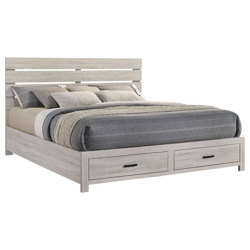 Brantford Wood Storage Panel Bed - Theo's Factory Direct Mattress & Furniture (Columbus, OH)