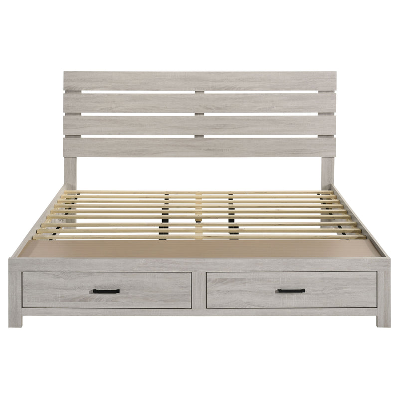 Brantford Wood Storage Panel Bed - Theo's Factory Direct Mattress & Furniture (Columbus, OH)