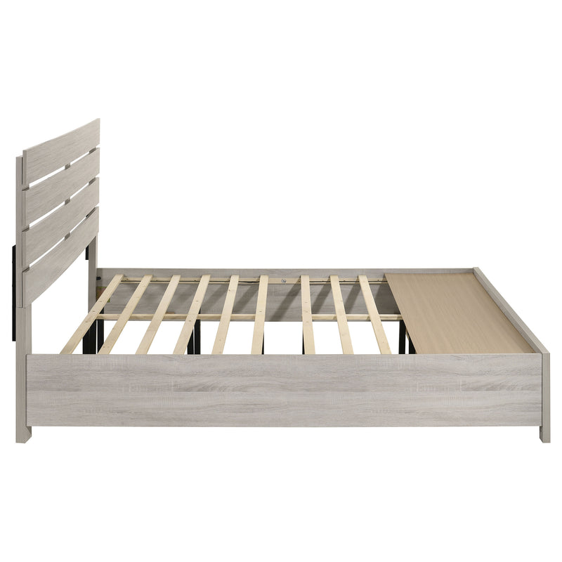 Brantford Wood Storage Panel Bed - Theo's Factory Direct Mattress & Furniture (Columbus, OH)