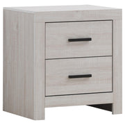 Brantford 2-drawer Nightstand Coastal White - Theo's Factory Direct Mattress & Furniture (Columbus, OH)