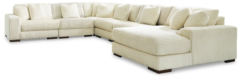 Lindyn Sectional with Chaise - Theo's Factory Direct Mattress & Furniture (Columbus, OH)