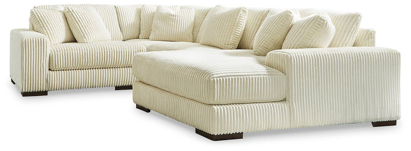 Lindyn Sectional with Chaise - Theo's Factory Direct Mattress & Furniture (Columbus, OH)