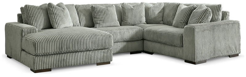 Lindyn Sectional with Chaise - Theo's Factory Direct Mattress & Furniture (Columbus, OH)