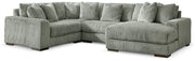 Lindyn Sectional with Chaise - Theo's Factory Direct Mattress & Furniture (Columbus, OH)