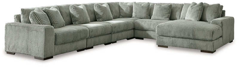 Lindyn Sectional with Chaise - Theo's Factory Direct Mattress & Furniture (Columbus, OH)