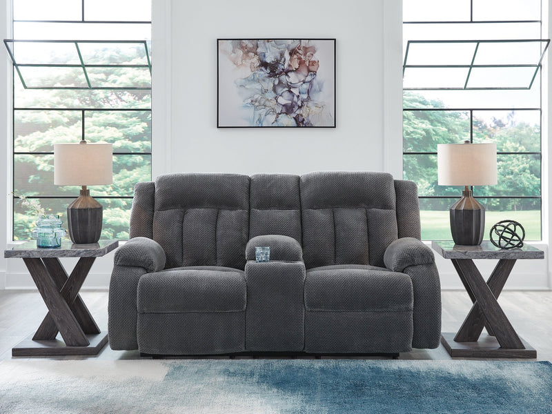 Observation Power Reclining Loveseat with Console - Theo's Factory Direct Mattress & Furniture (Columbus, OH)