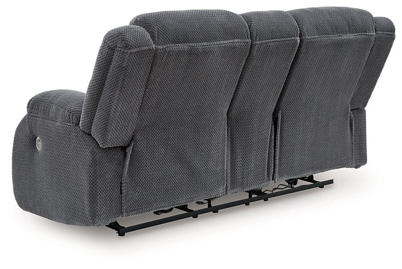 Observation Power Reclining Loveseat with Console - Theo's Factory Direct Mattress & Furniture (Columbus, OH)