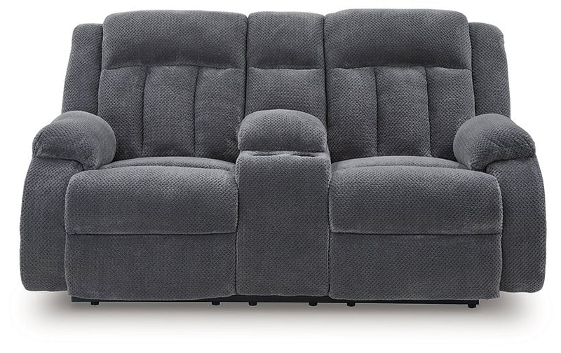 Observation Power Reclining Loveseat with Console - Theo's Factory Direct Mattress & Furniture (Columbus, OH)