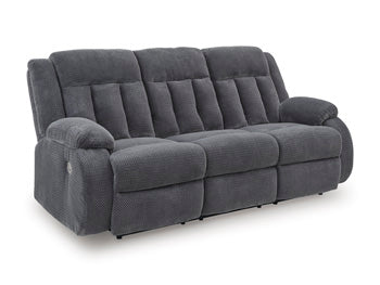 Observation Power Reclining Sofa with Drop Down Table - Theo's Factory Direct Mattress & Furniture (Columbus, OH)