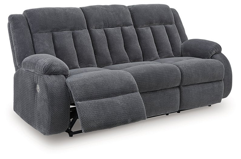 Observation Power Reclining Sofa with Drop Down Table - Theo's Factory Direct Mattress & Furniture (Columbus, OH)