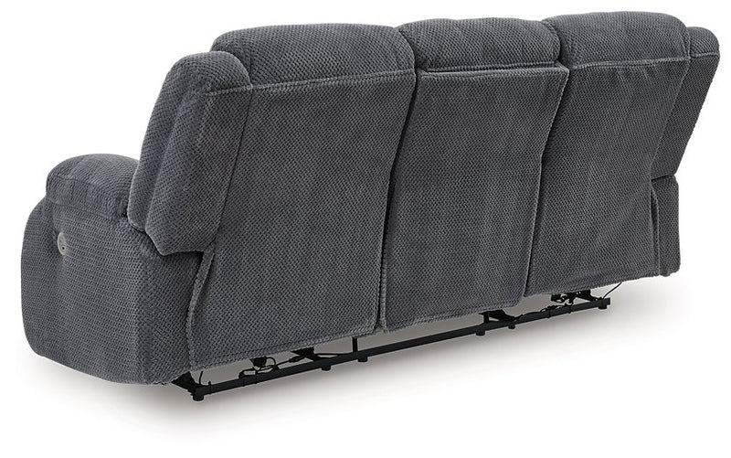 Observation Power Reclining Sofa with Drop Down Table - Theo's Factory Direct Mattress & Furniture (Columbus, OH)