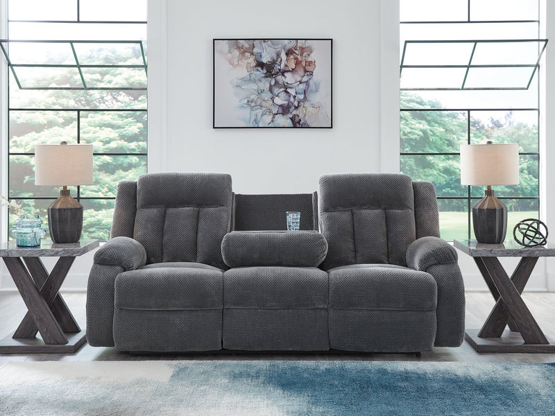 Observation Power Reclining Sofa with Drop Down Table - Theo's Factory Direct Mattress & Furniture (Columbus, OH)