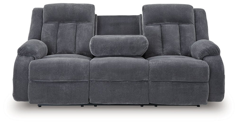 Observation Power Reclining Sofa with Drop Down Table - Theo's Factory Direct Mattress & Furniture (Columbus, OH)