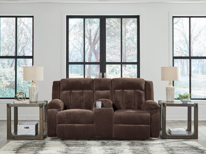 Observation Power Reclining Loveseat with Console - Theo's Factory Direct Mattress & Furniture (Columbus, OH)