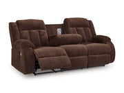 Observation Power Reclining Sofa with Drop Down Table - Theo's Factory Direct Mattress & Furniture (Columbus, OH)
