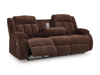 Observation Power Reclining Sofa with Drop Down Table - Theo's Factory Direct Mattress & Furniture (Columbus, OH)