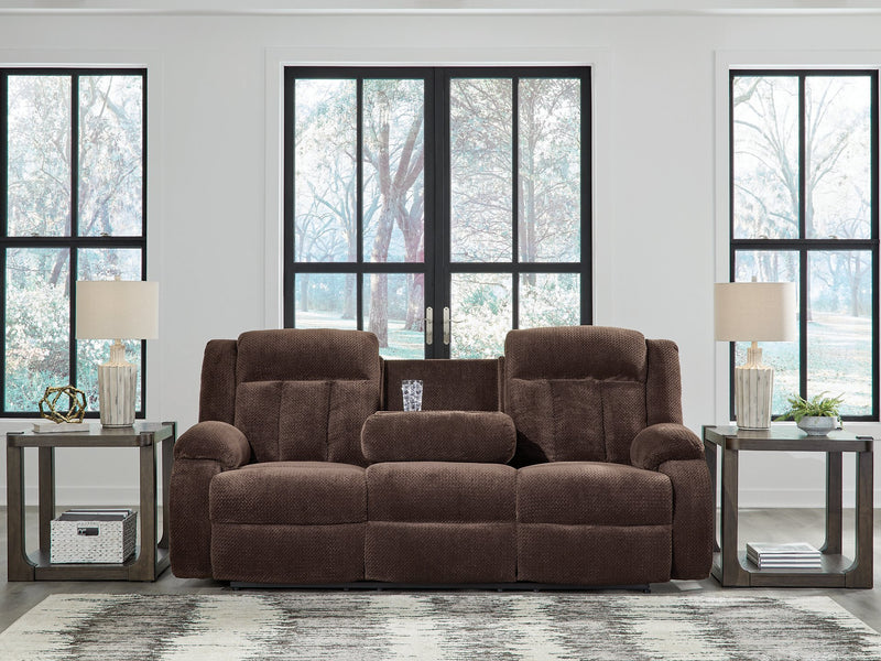 Observation Power Reclining Sofa with Drop Down Table - Theo's Factory Direct Mattress & Furniture (Columbus, OH)