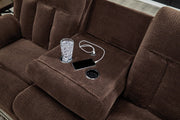 Observation Power Reclining Sofa with Drop Down Table - Theo's Factory Direct Mattress & Furniture (Columbus, OH)