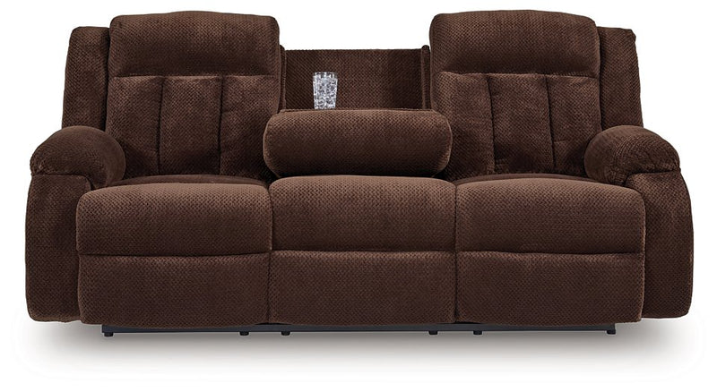 Observation Power Reclining Sofa with Drop Down Table - Theo's Factory Direct Mattress & Furniture (Columbus, OH)