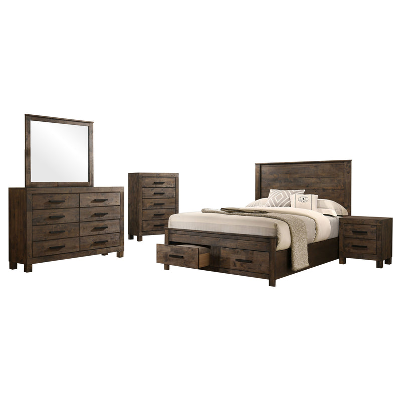 Woodmont 4 & 5 Piece E.King, Queen, & Cal;.King Bedroom Sets - Theo's Factory Direct Mattress & Furniture (Columbus, OH)
