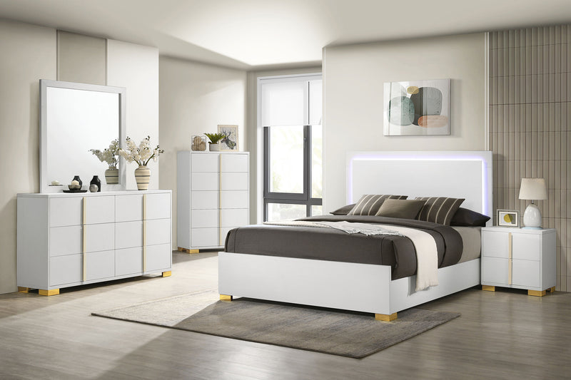 Marceline Dresser With Mirror - Theo's Factory Direct Mattress & Furniture (Columbus, OH)