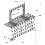 Gunnison Dresser With Mirror - Theo's Factory Direct Mattress & Furniture (Columbus, OH)