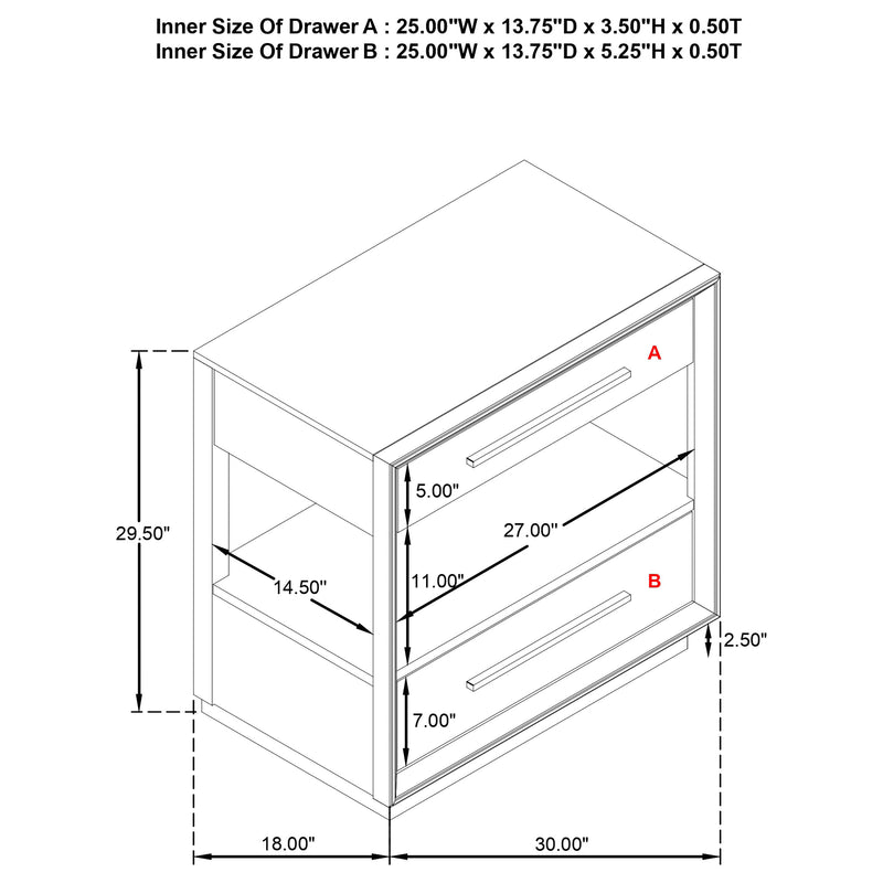 Durango Nightstands - Theo's Factory Direct Mattress & Furniture (Columbus, OH)