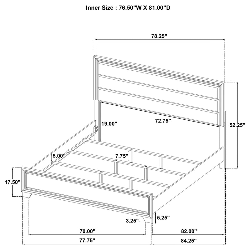 Wright California King Bed - Theo's Factory Direct Mattress & Furniture (Columbus, OH)