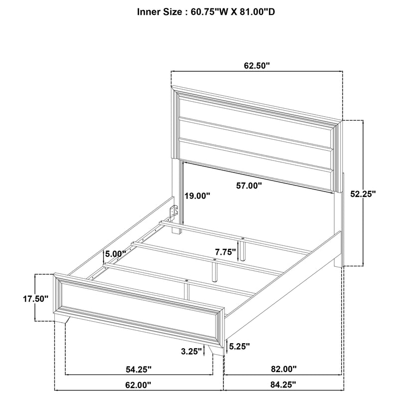 Wright California King Bed - Theo's Factory Direct Mattress & Furniture (Columbus, OH)