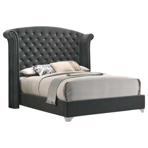 Melody Wingback Bed - Theo's Factory Direct Mattress & Furniture (Columbus, OH)