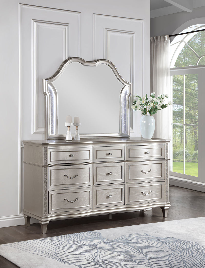 Evangeline Dresser With Mirror - Theo's Factory Direct Mattress & Furniture (Columbus, OH)