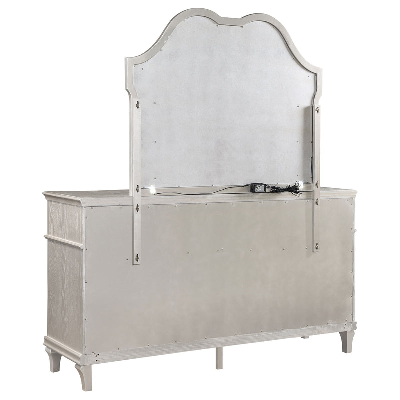 Evangeline Dresser With Mirror - Theo's Factory Direct Mattress & Furniture (Columbus, OH)